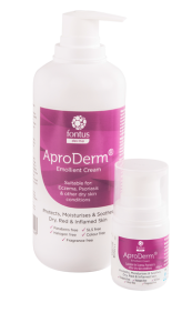 AproDerm 450g and 50g bottles photo