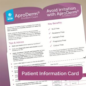 AproDerm patient information card