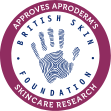 British skin foundation logo - AproDerm ®